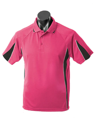 Aussie Pacific Casual Wear Hot Pink/Black/White / 6 AUSSIE PACIFIC eureka kids polo shirt - 3304